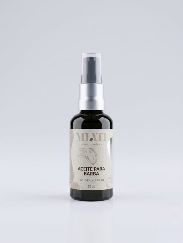 Aceite para Barba (Jojoba y Argán) - FUERZA PLATEADA