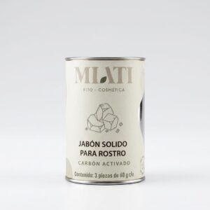 Jabón Sólido de Carbón Activado - FUERZA PLATEADA