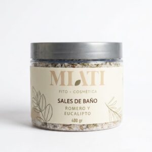 Sales de Baño de Epsom, Romero y Eucalipto - FUERZA PLATEADA